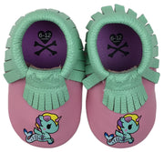 Itzy Ritzy x Tokidoki Moc Happens Leather Baby Moccasins - Sirena