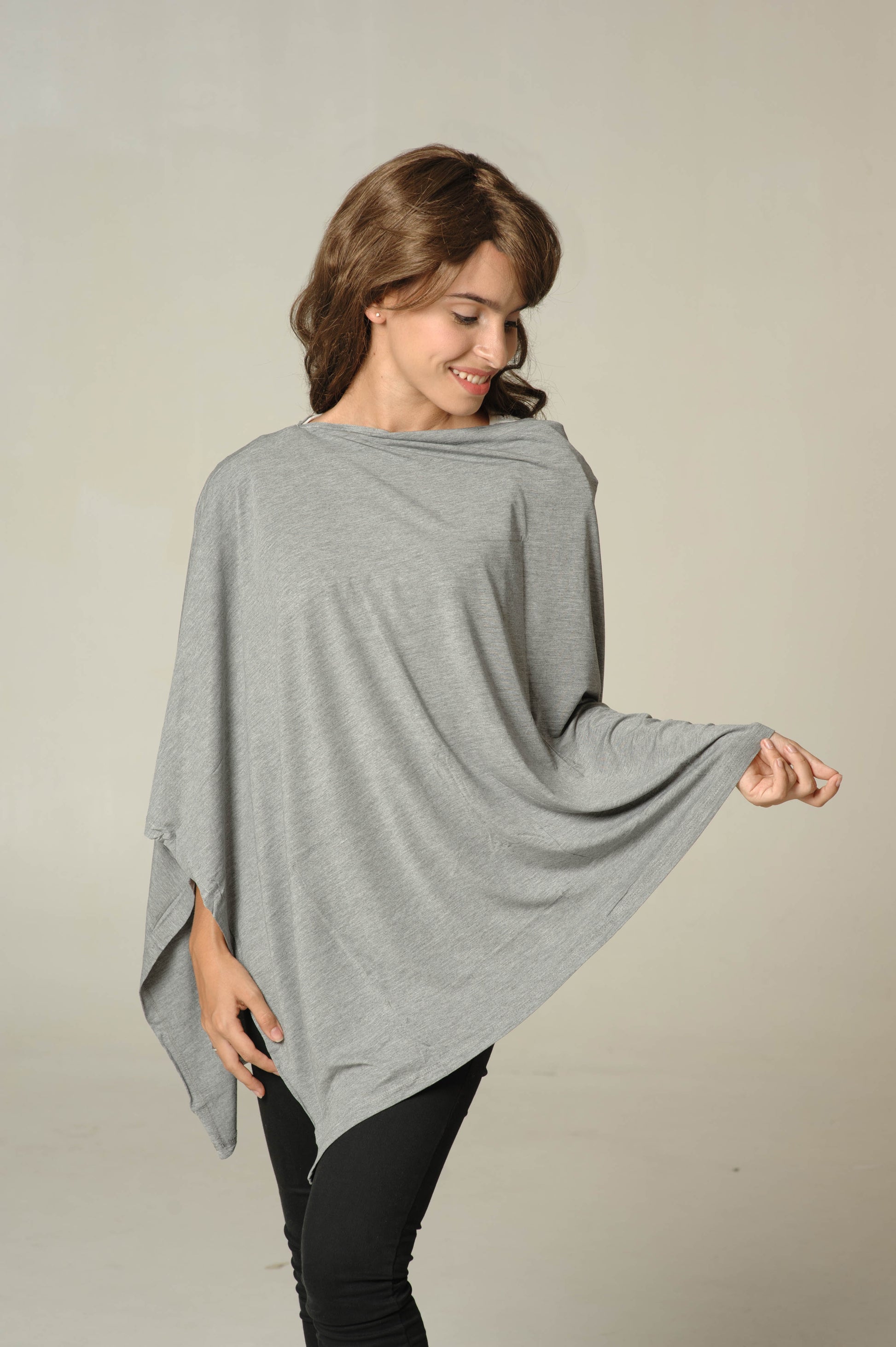 MPJ Bamboo Nursing Poncho, Regular/XL (14 Types) - Pupsik Singapore