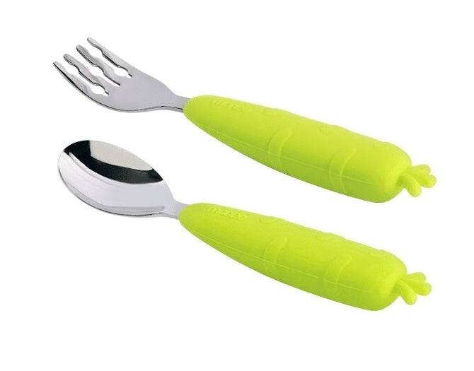 Monee Toddler Spoon & Fork Set (3 Colours) - Pupsik Singapore