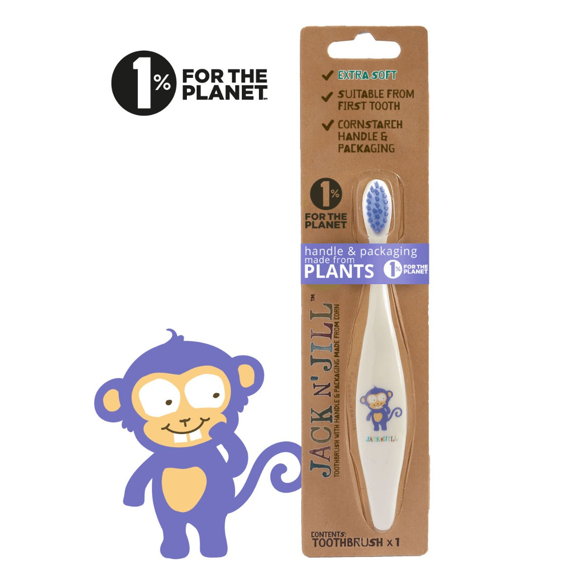 Jack N' Jill Bio Toothbrush (5 Designs) - Pupsik Singapore