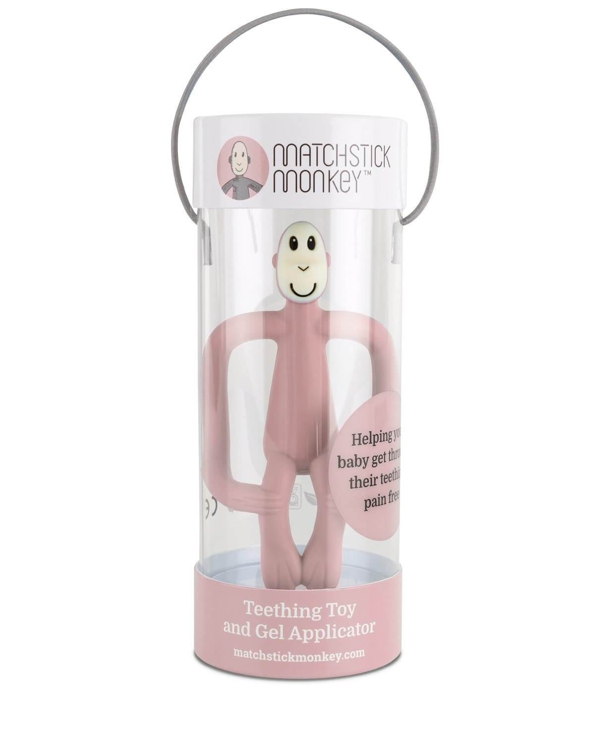 Matchstick Monkey Original Teething Toy - With Tail (12 Colors) - Pupsik Singapore