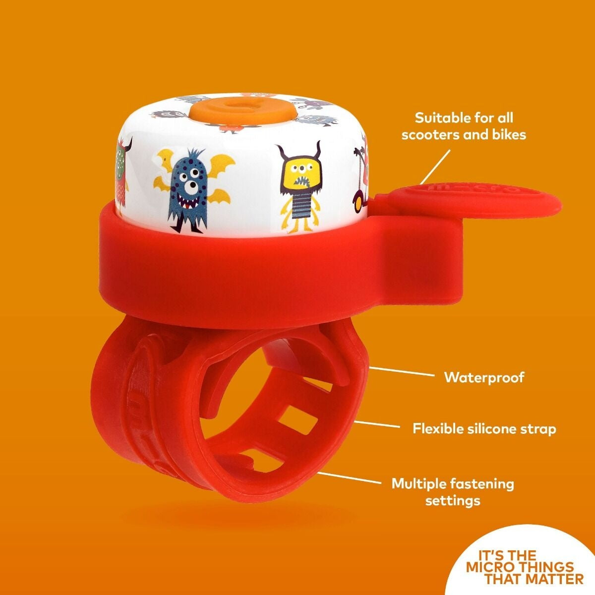 Micro Scooter Bell (10 Designs) - Pupsik Singapore