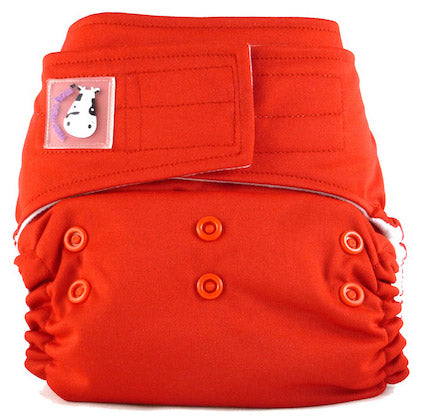 Moo Moo Kow One Size Aplix Cloth Diaper (2 colors)