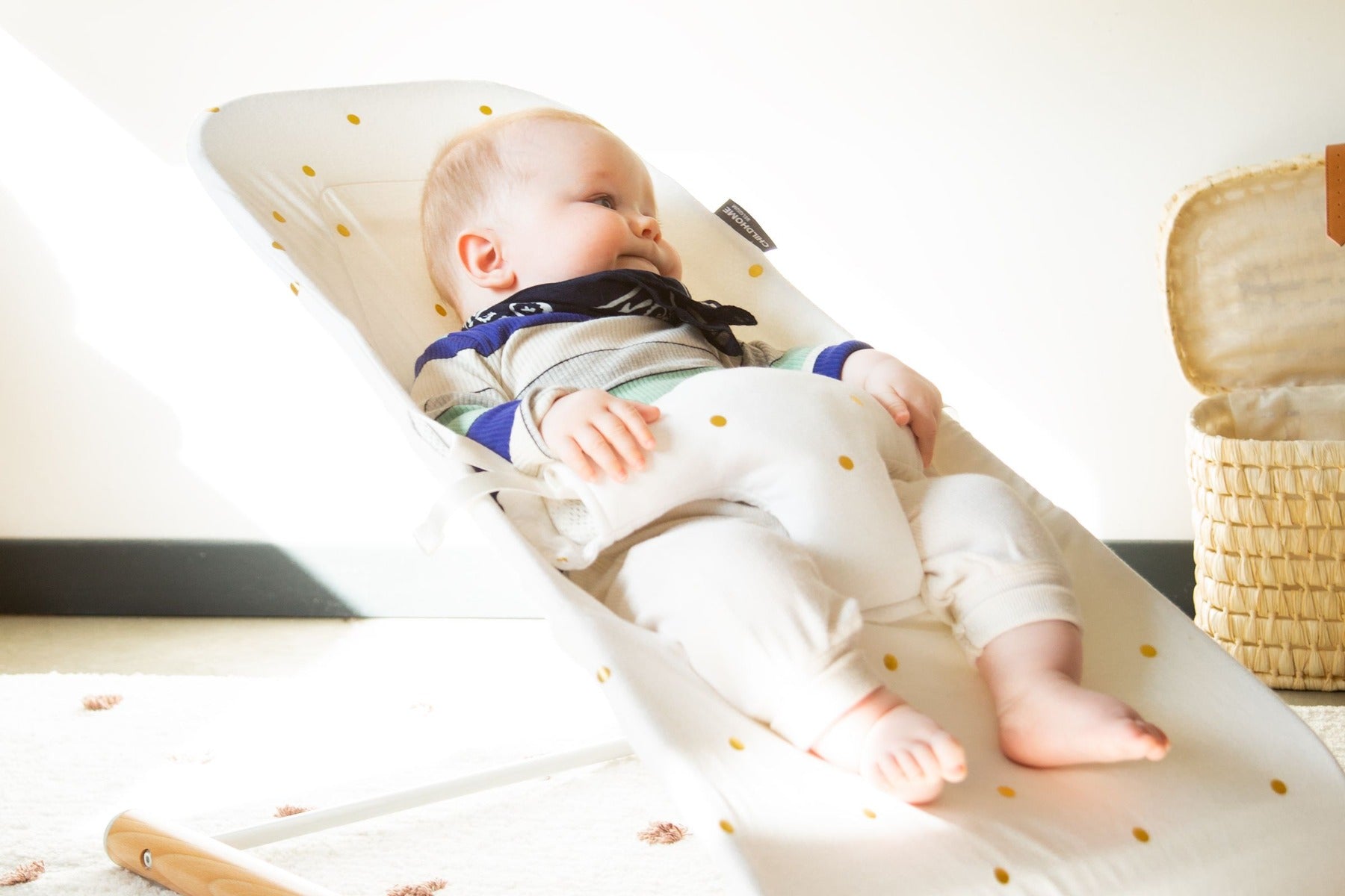 Childhome Jersey Cover for Evolux Bouncer (4 Designs) - Pupsik Singapore