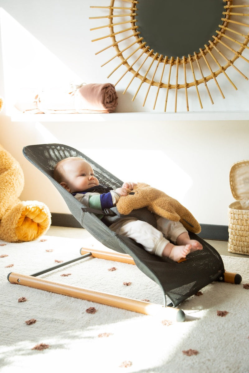 Childhome Evolux Mesh Bouncer – Natural Anthracite