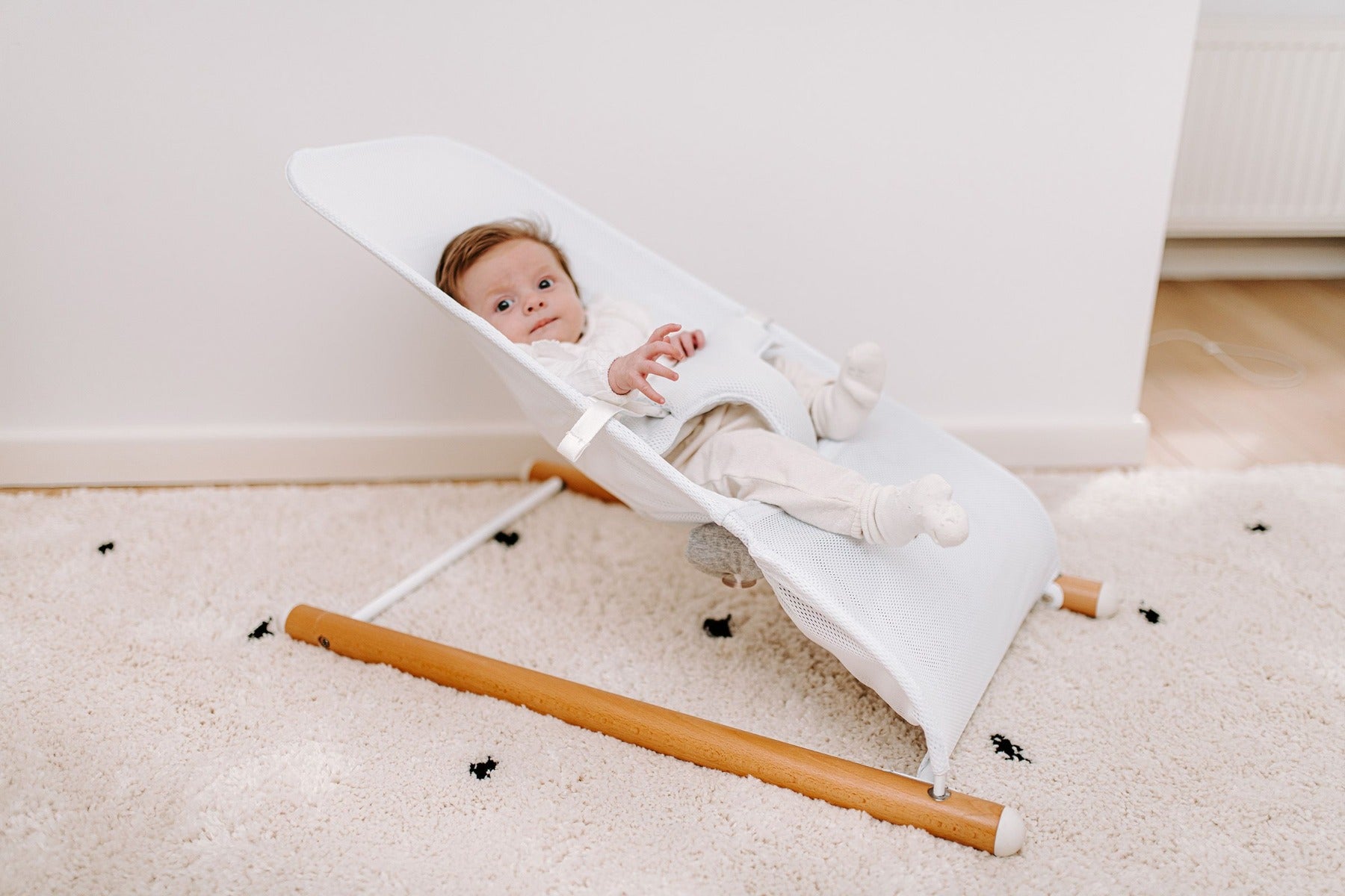 Childhome Evolux Mesh Bouncer – Natural White