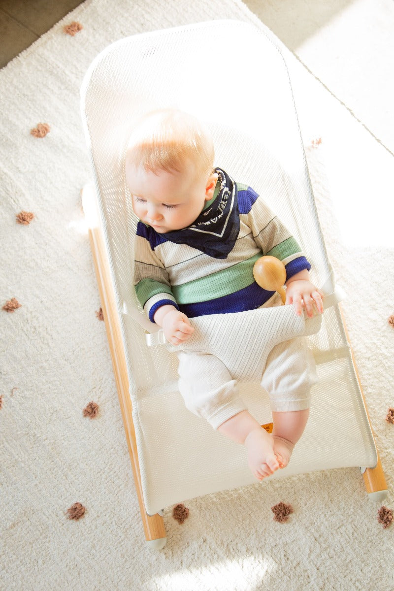 Childhome Evolux Mesh Bouncer – Natural White