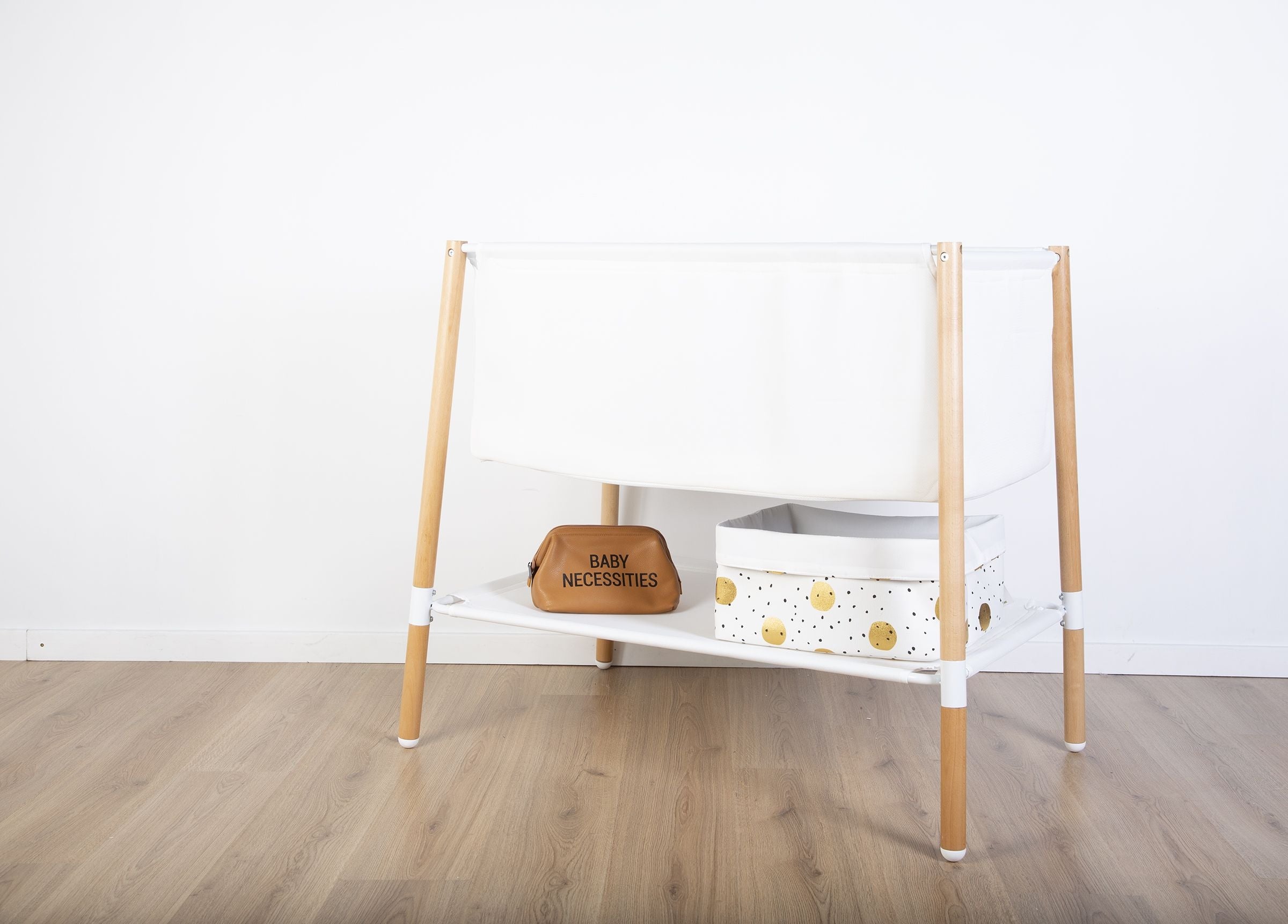 Childhome Evolux Crib (50x90cm) - Natural White