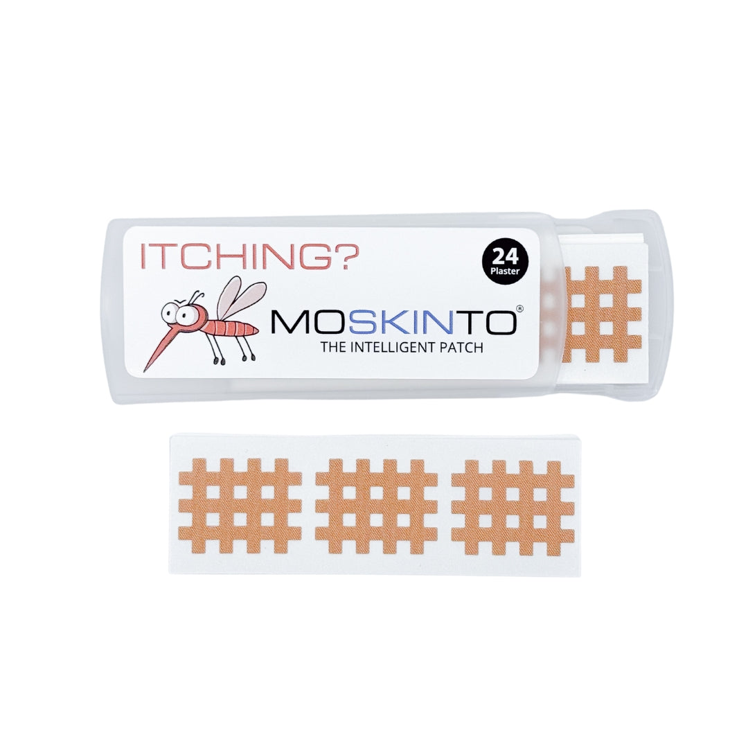 Moskinto Anti-Itch Relief Mosquito Patches, 24pcs (Exp 12/26)