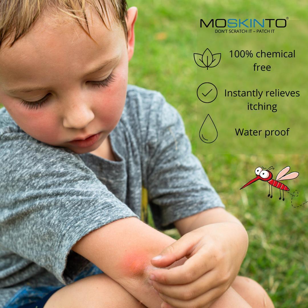 Moskinto Anti-Itch Relief Mosquito Patches, 24pcs (Exp 12/26)