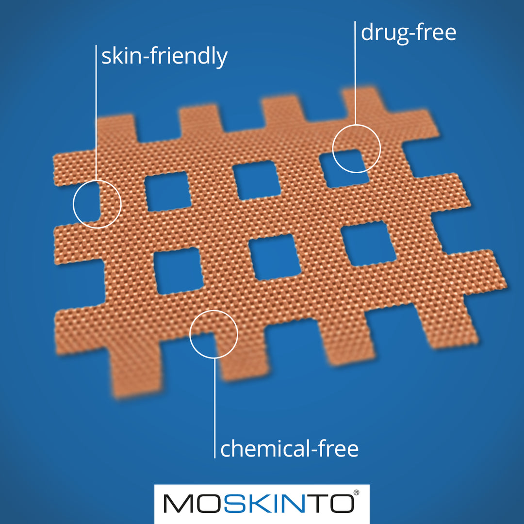 Moskinto Anti-Itch Relief Mosquito Patches, 24pcs (Exp 12/26)