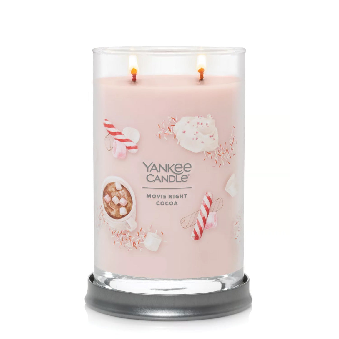 Yankee Candle Signature Large Tumbler Candle, 2-wicks (20oz) - Movie Night Cocoa