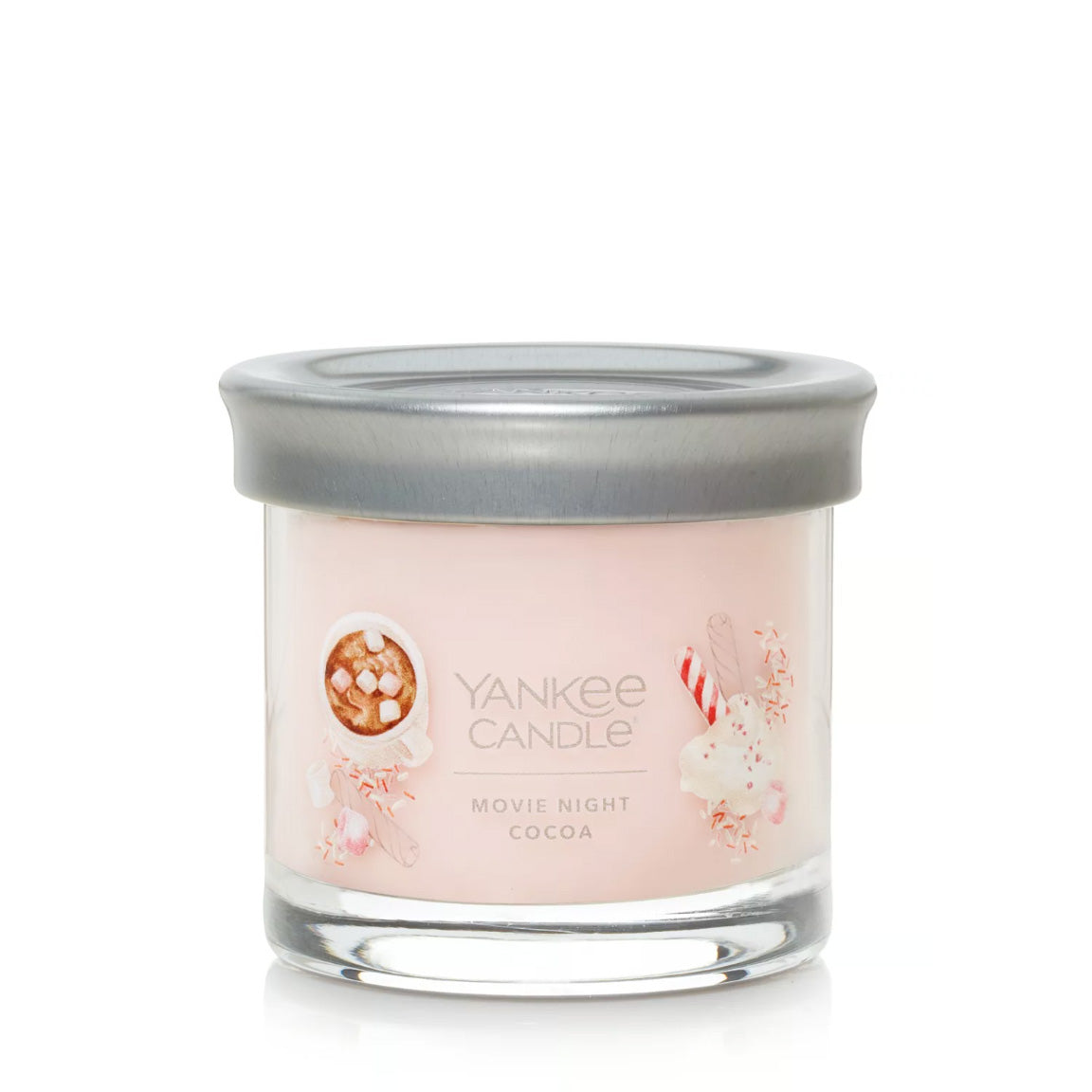 Yankee Candle Signature Small Tumbler Candle, 1- Wick (4.3oz) - Movie Night Cocoa