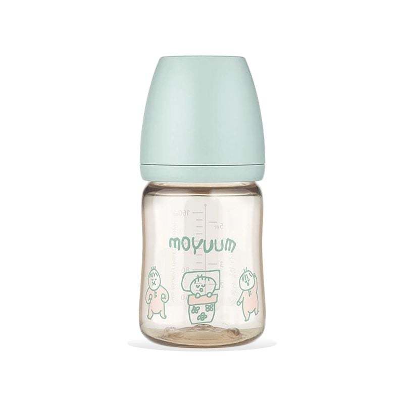 Moyuum PPSU 2nd Gen All-in-One Feeding Bottle with Teats, 170/270ml (6 Designs)
