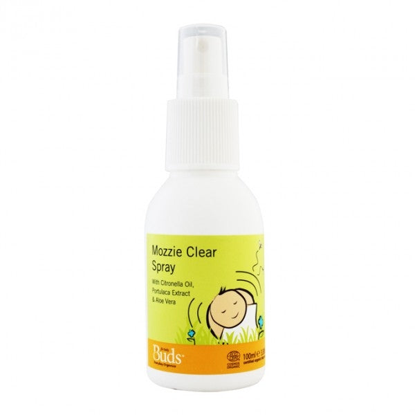 Buds Organics Mozzie Clear Spray, 100ml - exp 02/28