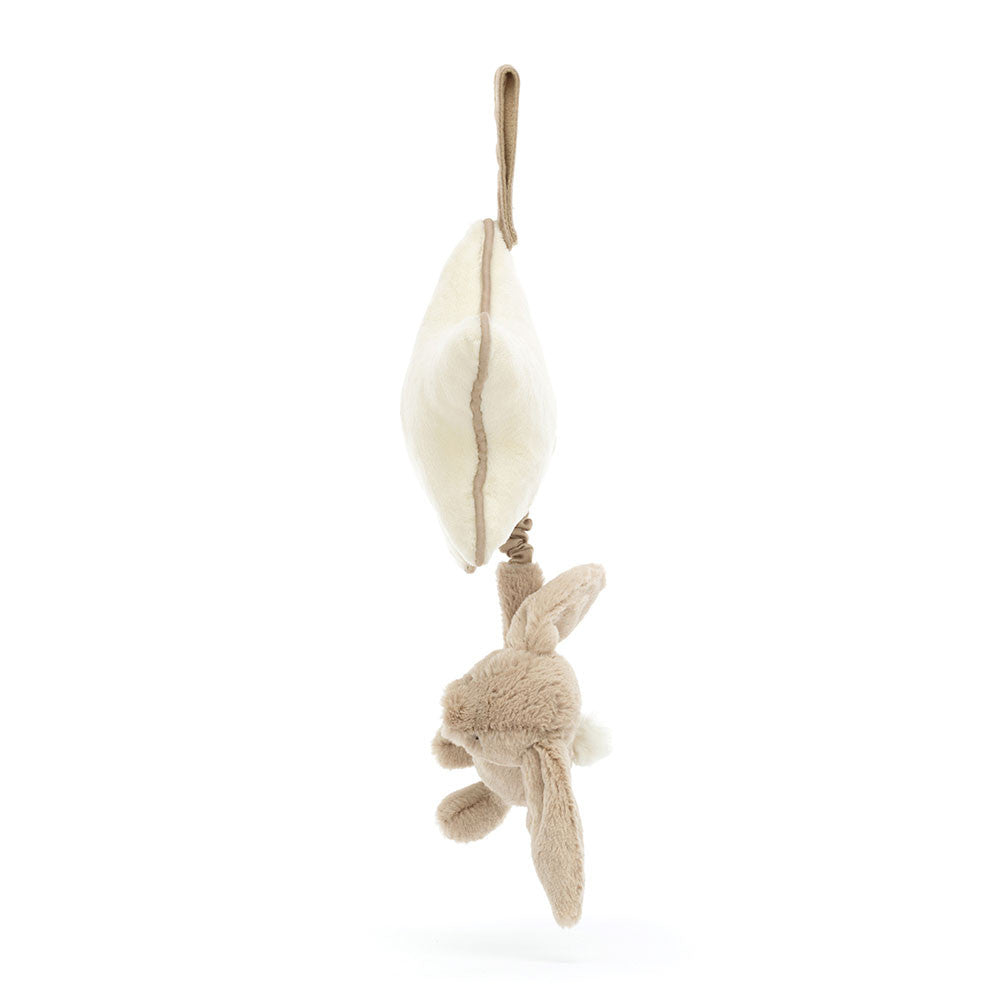 Jellycat Bashful Bunny Musical Pull Toy (6 Colors)