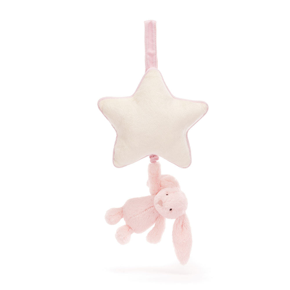 Jellycat Bashful Bunny Musical Pull Toy (5 Colors) - Pupsik Singapore