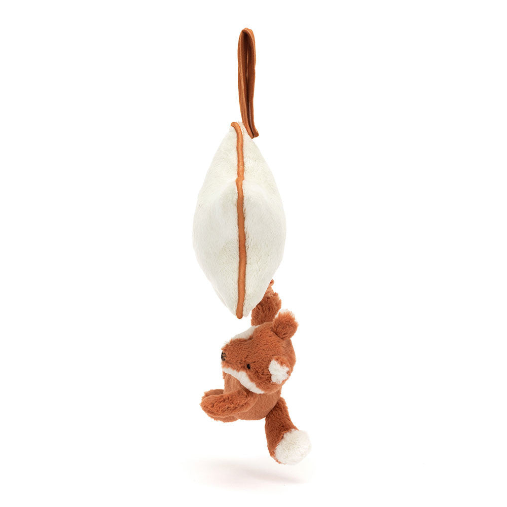 Jellycat Bashful Fox Cub Musical Pull Toy