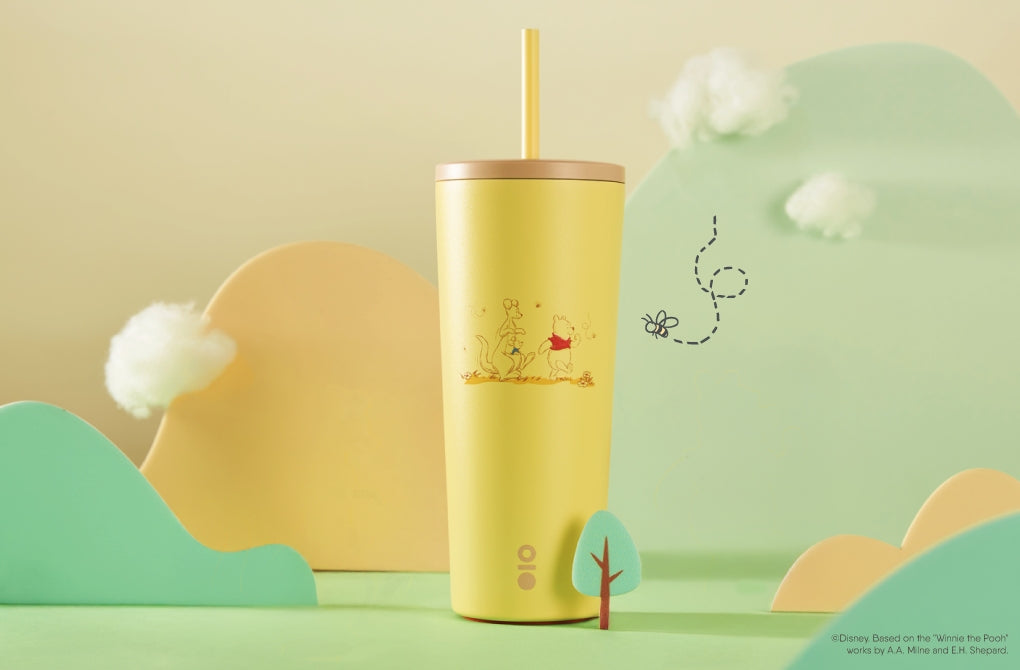 Montigo Winnie the Pooh Sense Straw Cup, 22oz - Pooh & Kanga