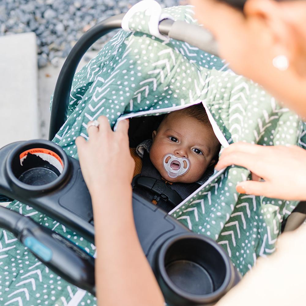 Bebe Au Lait Muslin Infant Car Seat Covers (4 Designs) - Pupsik Singapore