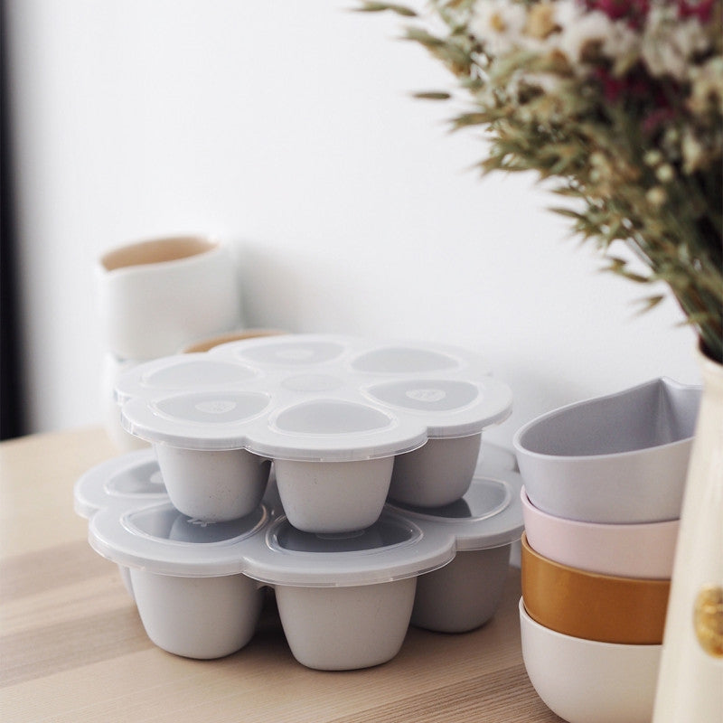 Beaba Silicone MultiPortions Freezer Tray, 6x90ml (3 Colors) - Pupsik Singapore