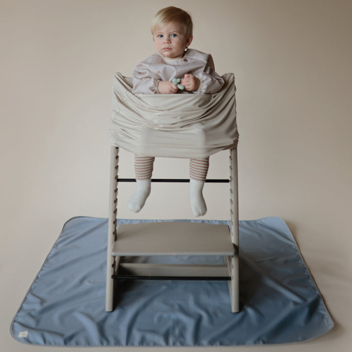 Mushie Long Sleeve Baby Bib (8 Designs) - Pupsik Singapore