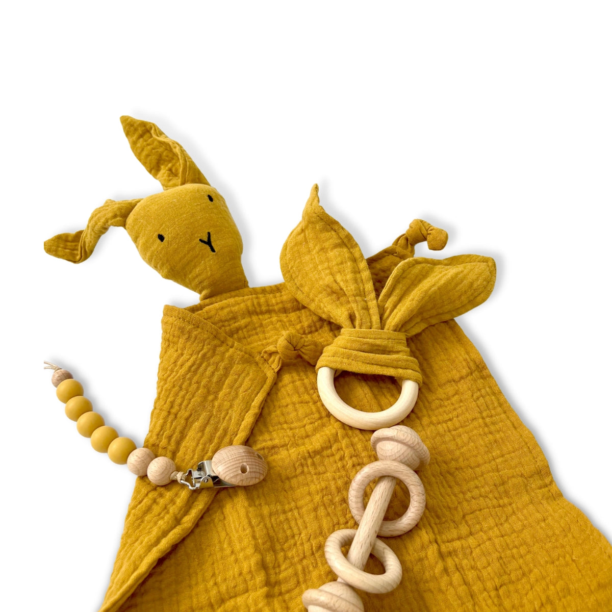 A, Apple Pie Playful Bunny Baby Gift Set (5 Colors) - Pupsik Singapore