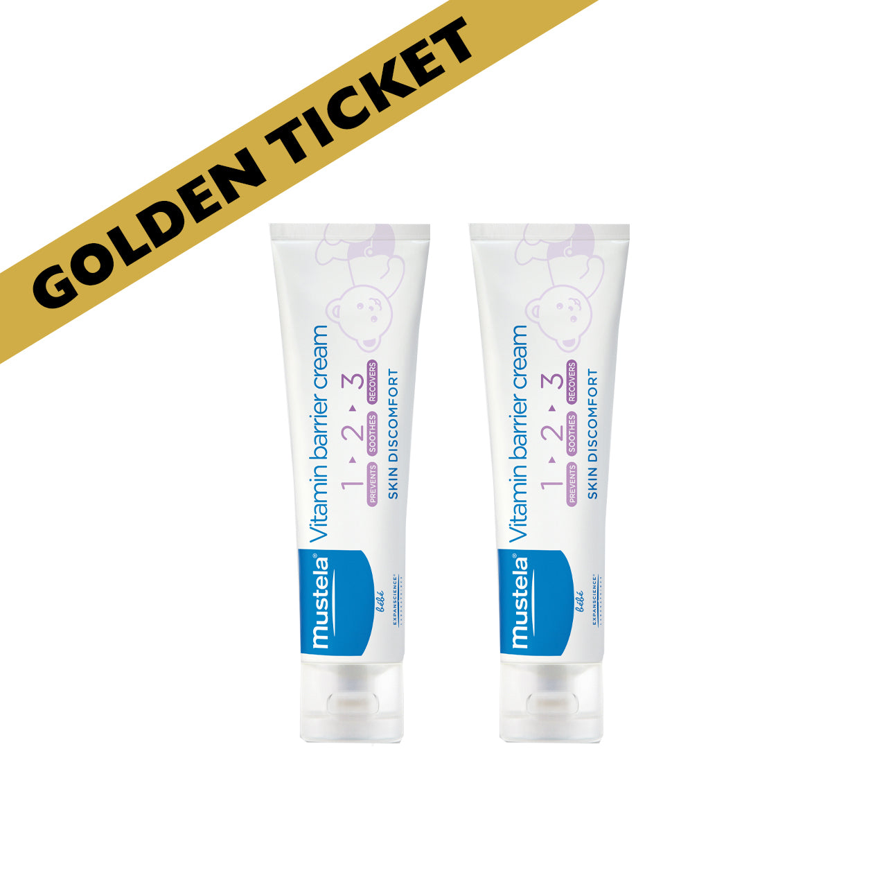 [Golden Ticket Contest] Mustela Vitamin Barrier Diaper Rash Cream 123, 100ml Bundle (Exp 09/18)