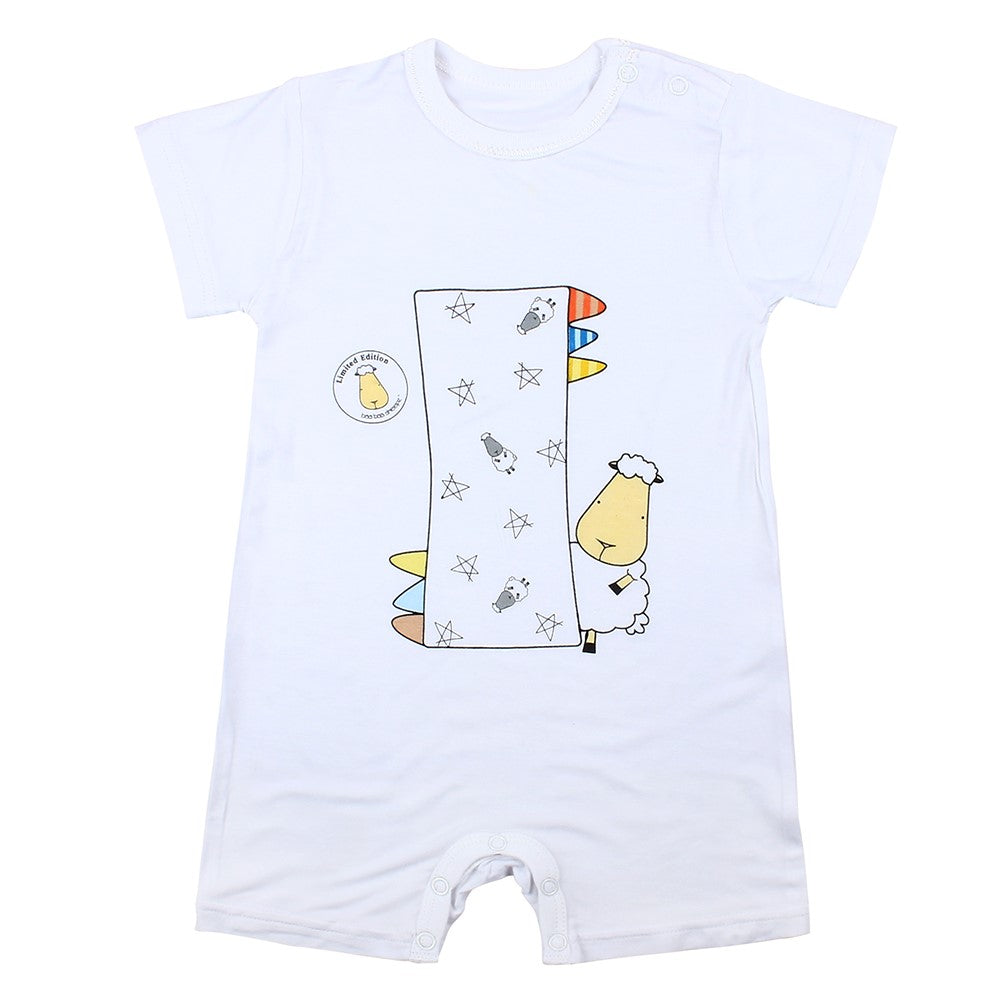 Baa Baa Sheepz Baby Short Sleeve Romper - My Buddy (4 Sizes)