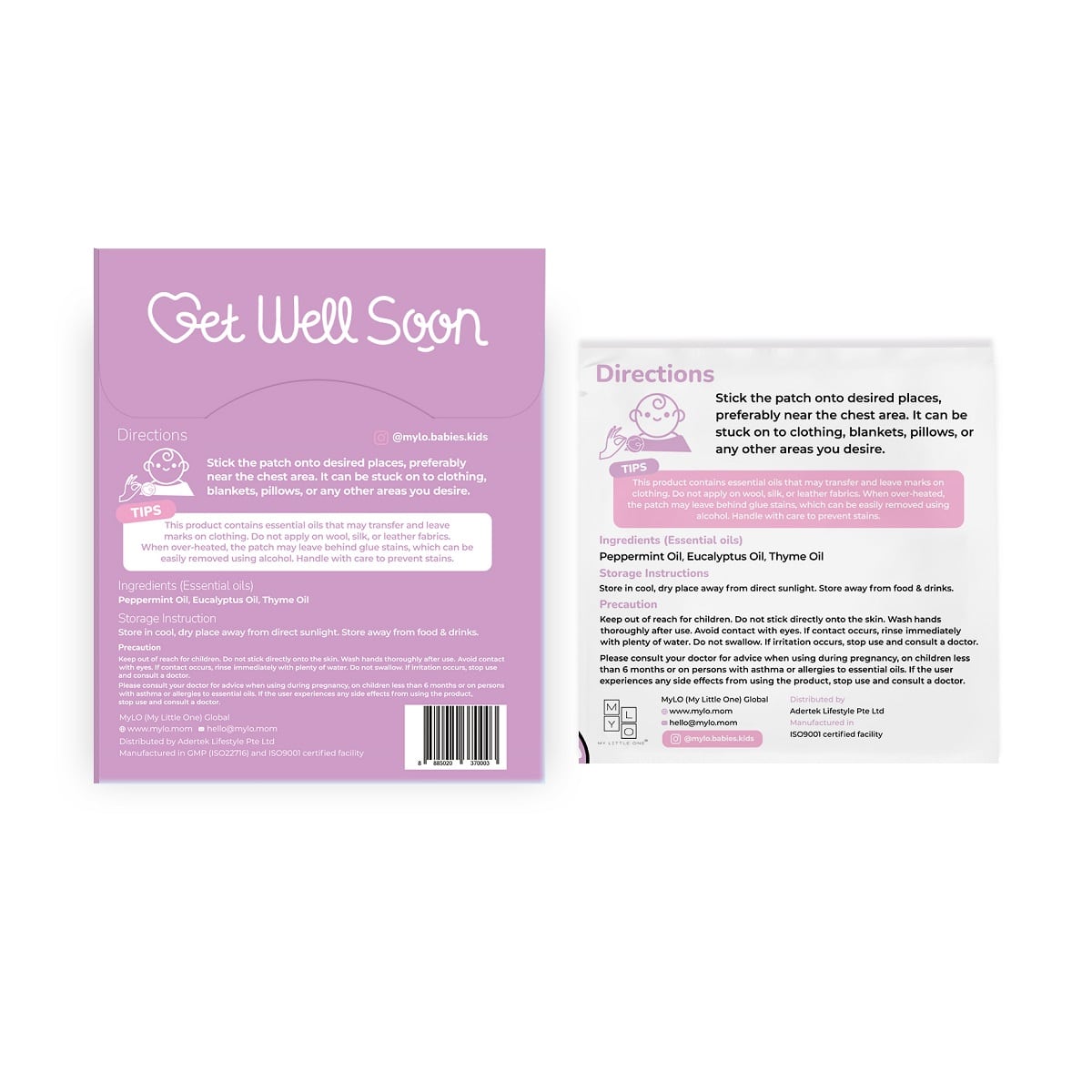 MyLO Breathe Happy Nasal Relief Patch, 6pcs (Exp 11/27)