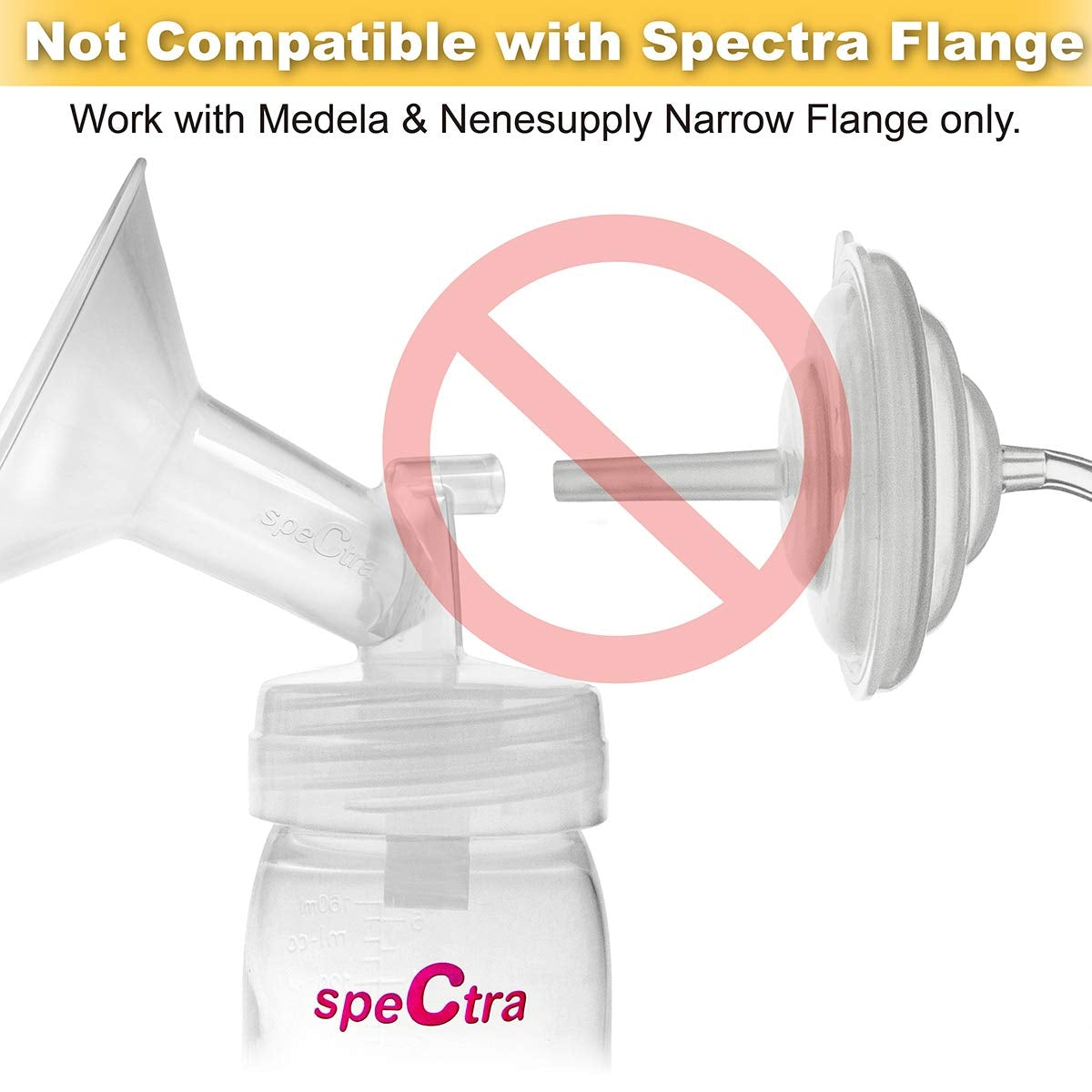 Nenesupply Long Stem Backflow Protectors for Medela Breastshield & Spectra Pump (2pc)