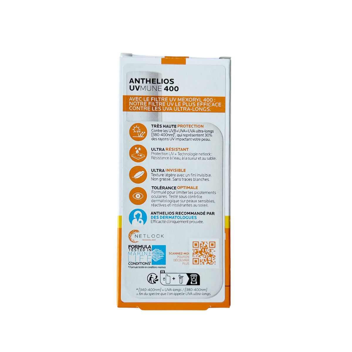 La Roche-Posay Anthelios UVMune 400 Invisible Fluid Sunscreen, SPF50+ (50ml) Made in France - Exp 01/26