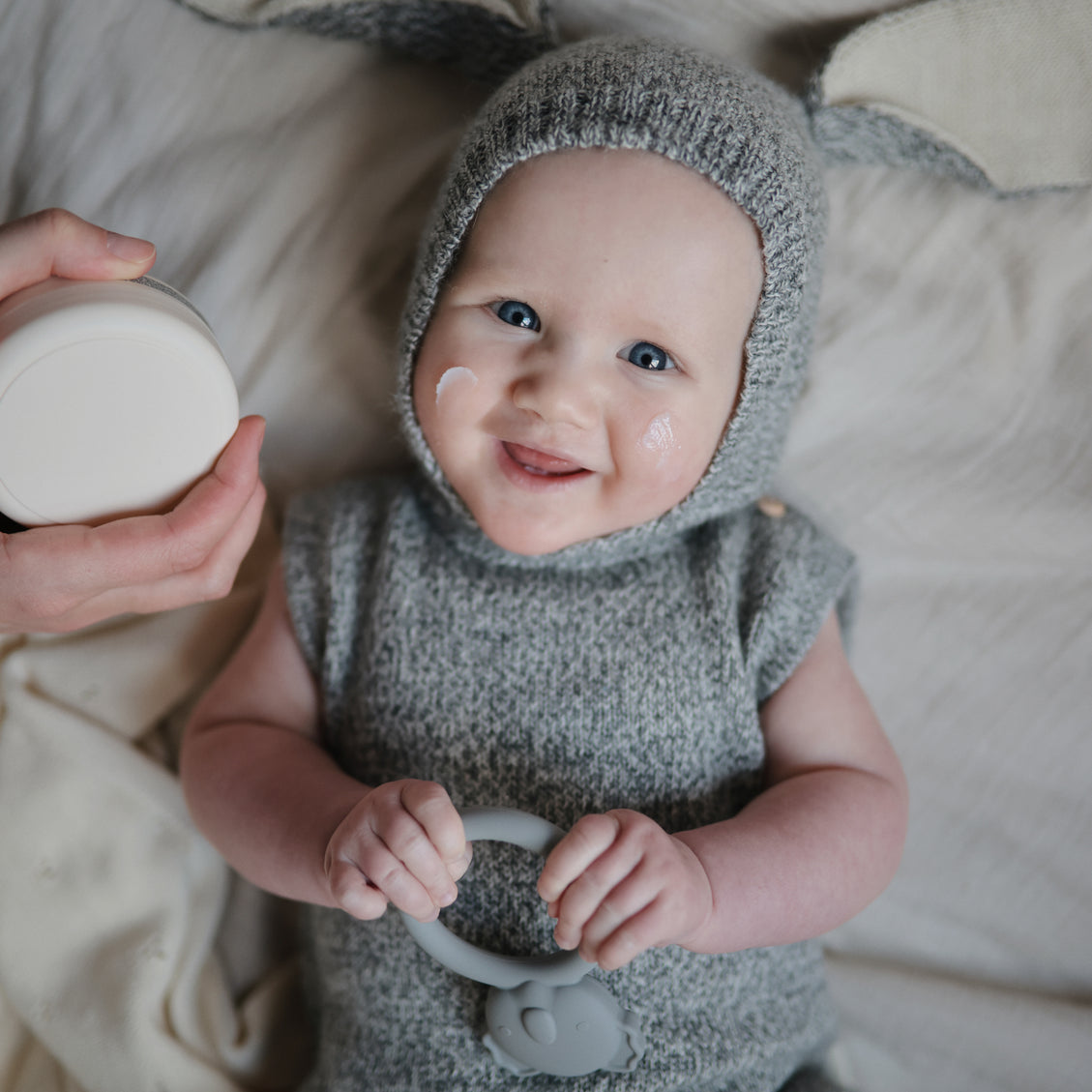Mushie Silicone Animal Teether Ring (4 Designs) - Pupsik Singapore
