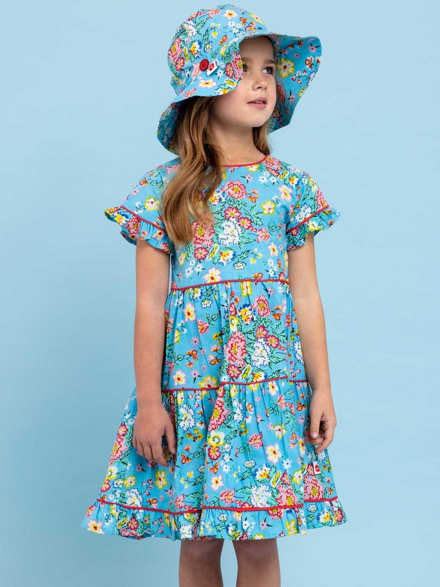 Oobi Cornflower Meadow Chloe Hat (2 Sizes) - Pupsik Singapore