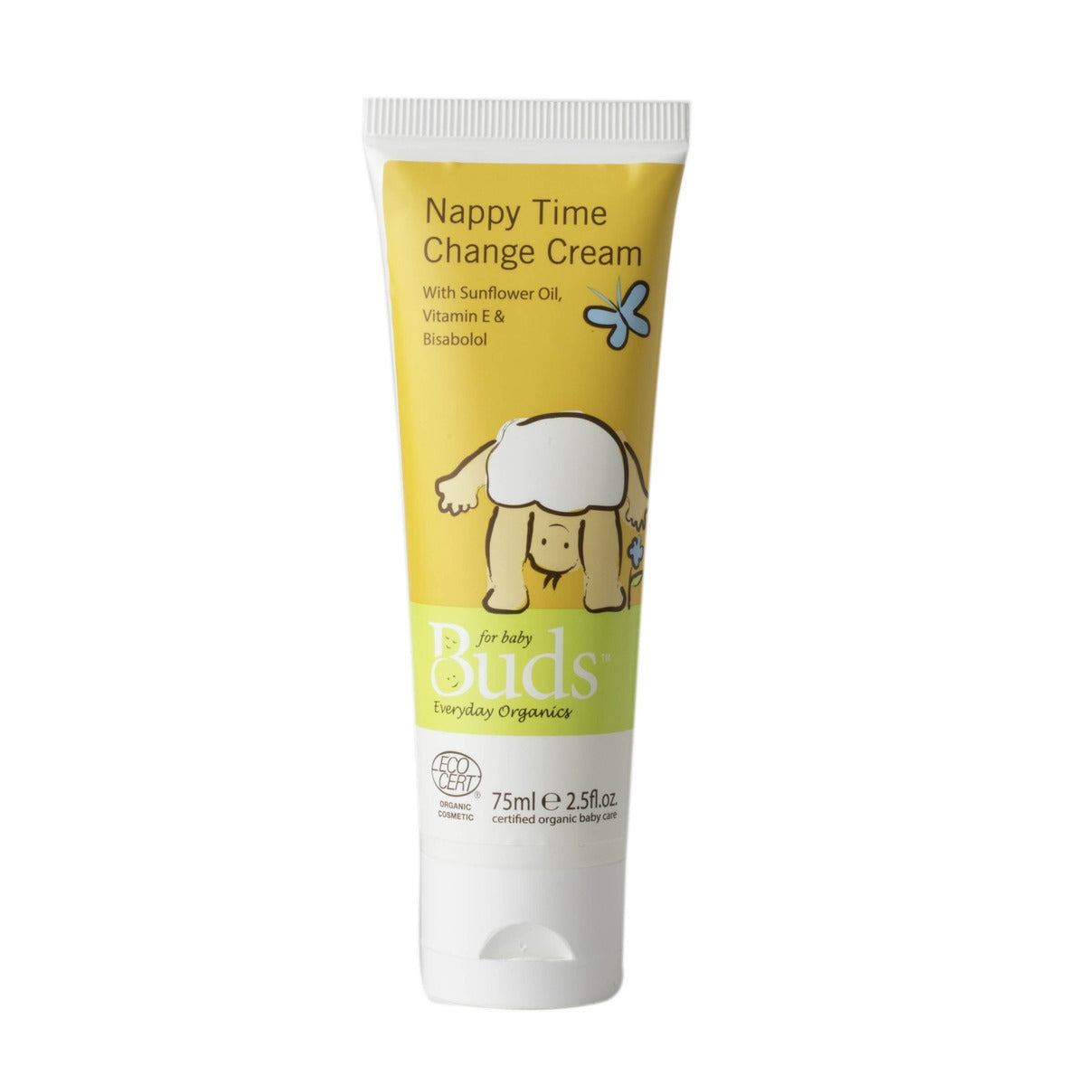 Buds Organics Nappy Time Change Cream, 75ml - exp 12/27