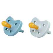 Bebe Au Lait Natural Rubber Pacifiers 2pk, 3-36M, (4 Colours)