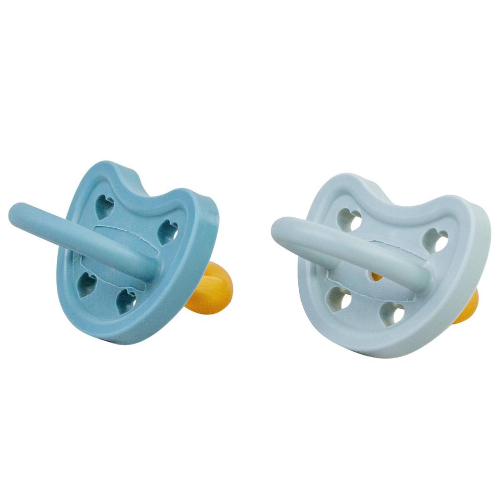 Bebe Au Lait Natural Rubber Pacifiers 2pk, 3-36M, (4 Colours) - Pupsik Singapore