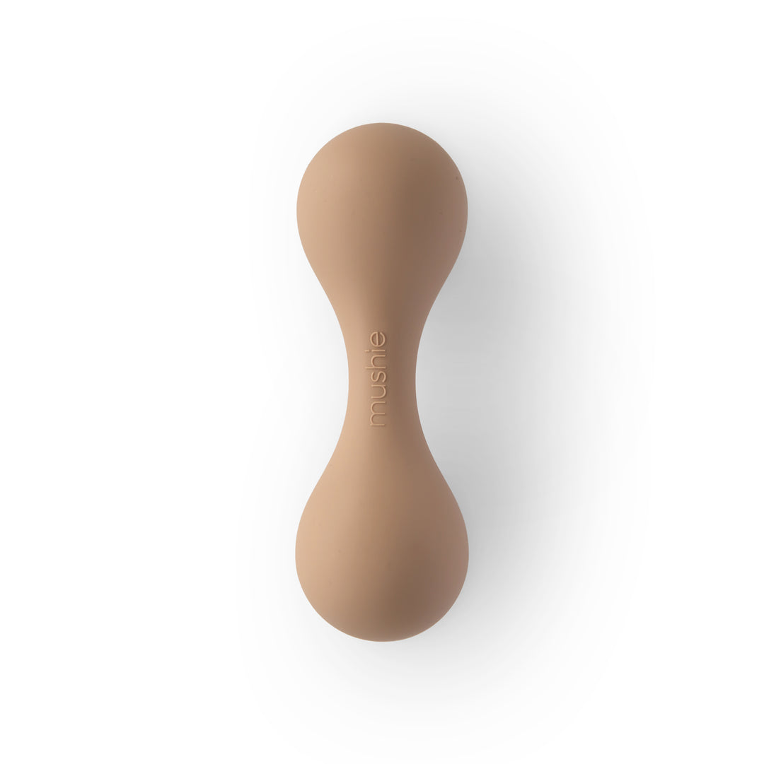 Mushie Silicone Baby Rattle Toy (3 Colors)