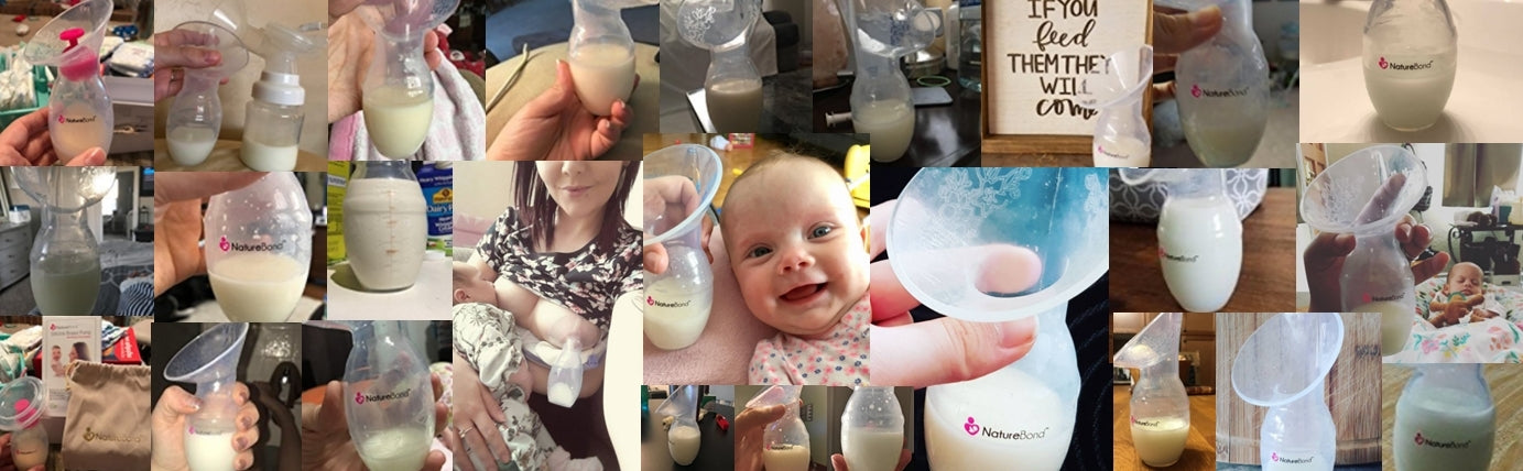 NatureBond Silicone Breast Pump with Silicone Stopper and Strap (100ml)