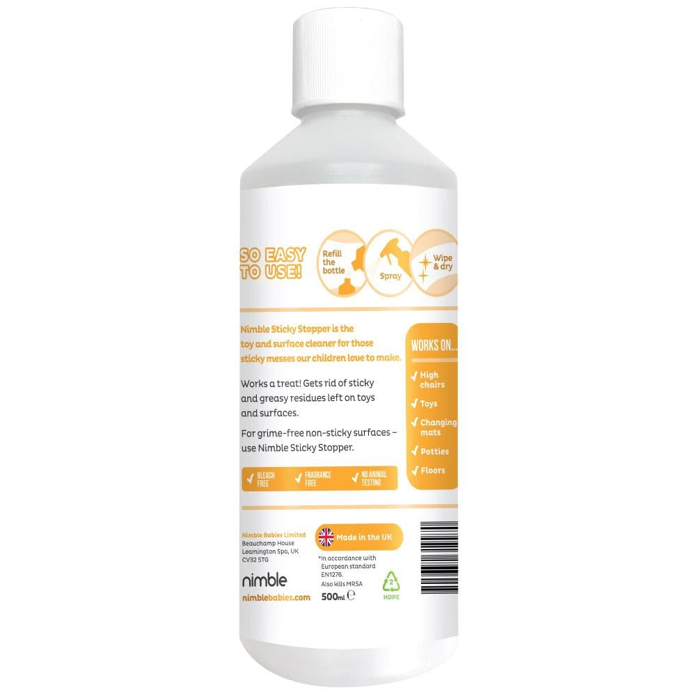 Nimble Sticky Stopper Antibacterial Cleaner Refill (500ml) - Exp 07/25
