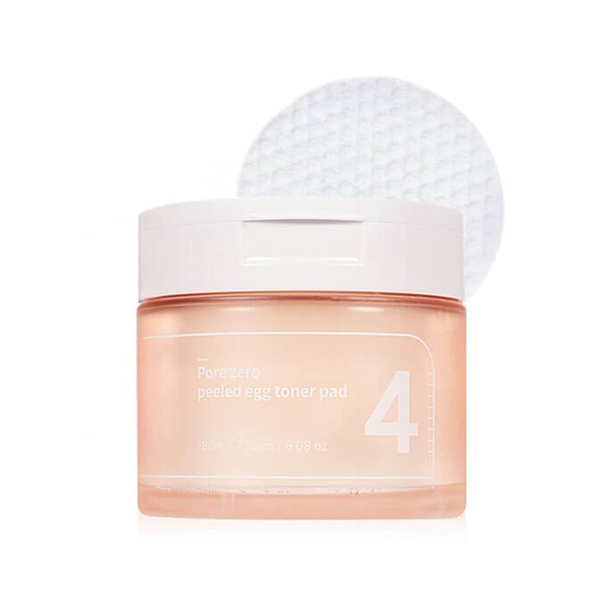 numbuzin No.4 Pore Zero Peeled Egg Toner Pads, 70 Pads (Exp 05/27)