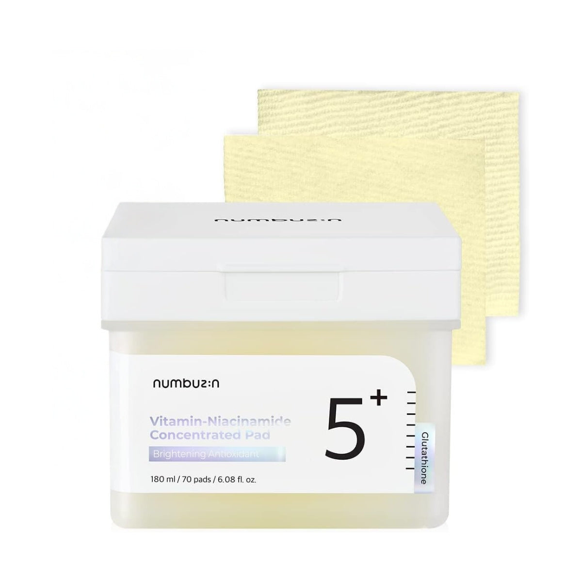 numbuzin No.5 Vitamin-Niacinamide Concentrated Pads, 70 Pads (Exp 10/27)
