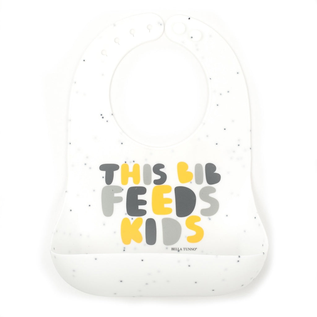Bella Tunno Silicone Baby Bibs - This Bib Feeds (3 designs)
