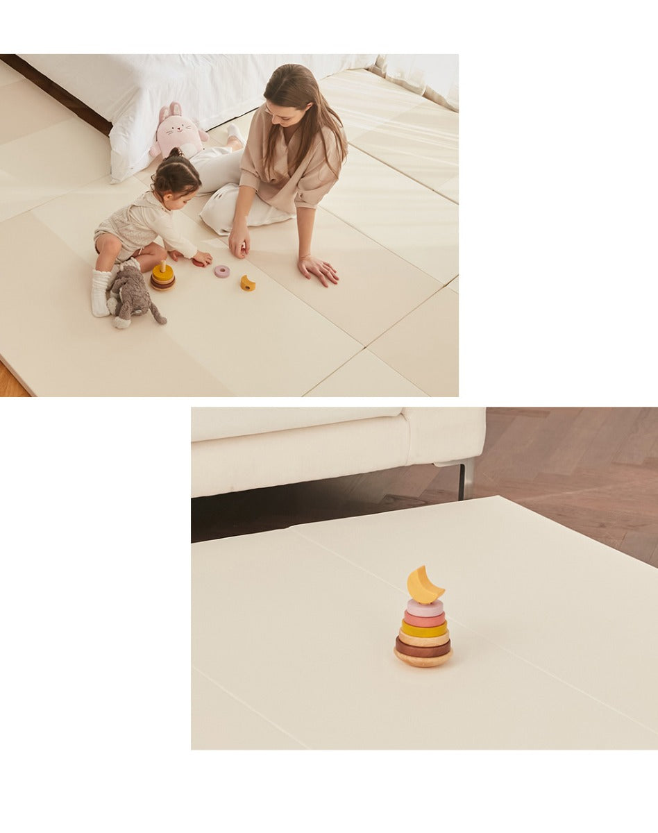 Caraz Signature Clean Folding Playmat, 140 x 200cm (4 Colors) - Pupsik Singapore