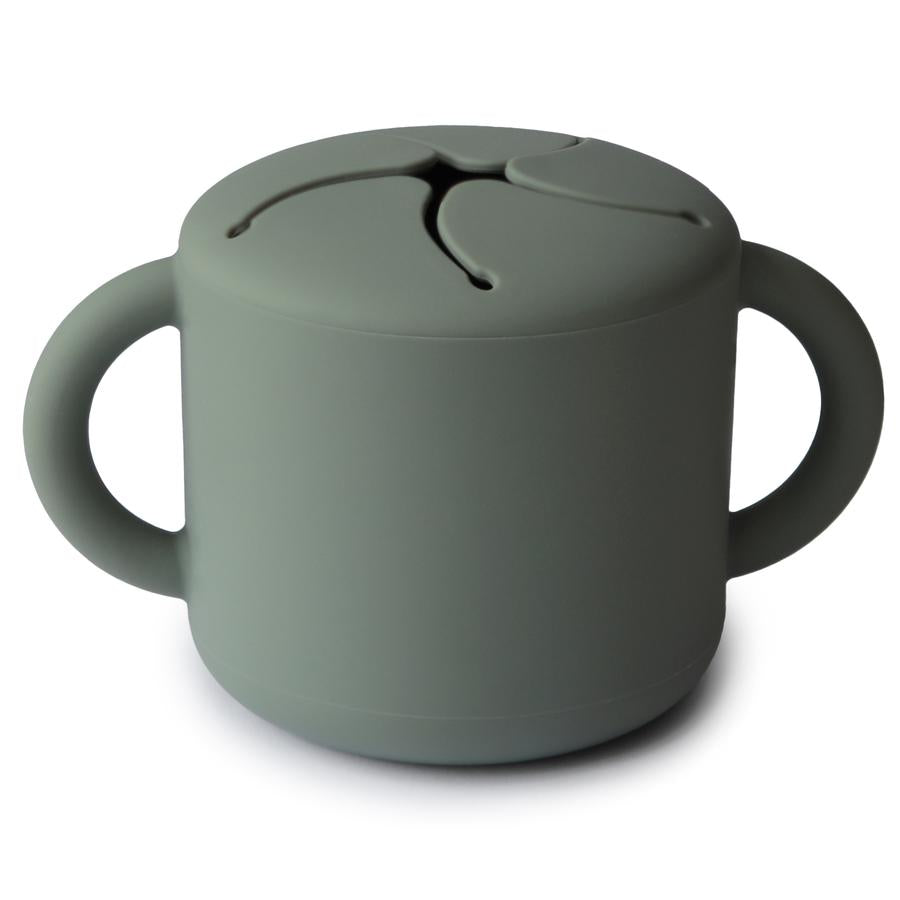 Mushie Silicone Snack Cup (14 Colours) - Pupsik Singapore