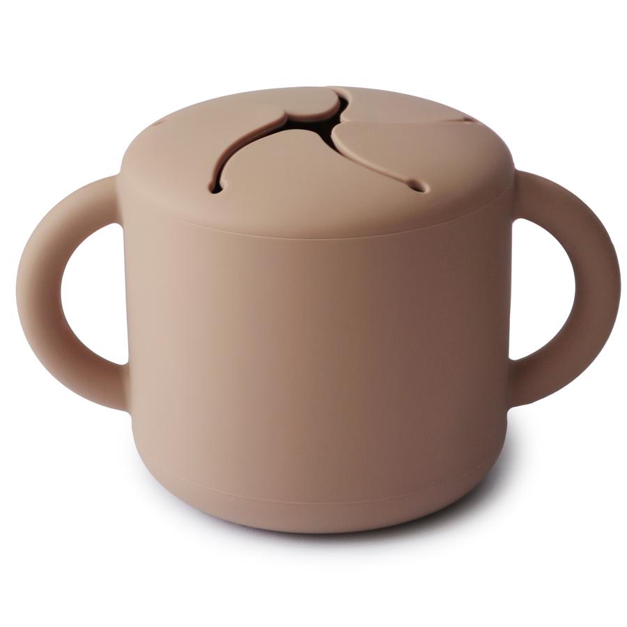 Mushie Silicone Snack Cup (14 Colours) - Pupsik Singapore