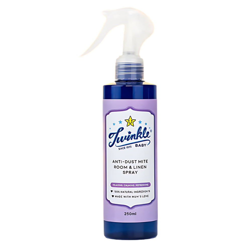 Twinkle Baby Anti Dust Mite Room/Linen Spray Bottle, 250ml - Exp 02/27