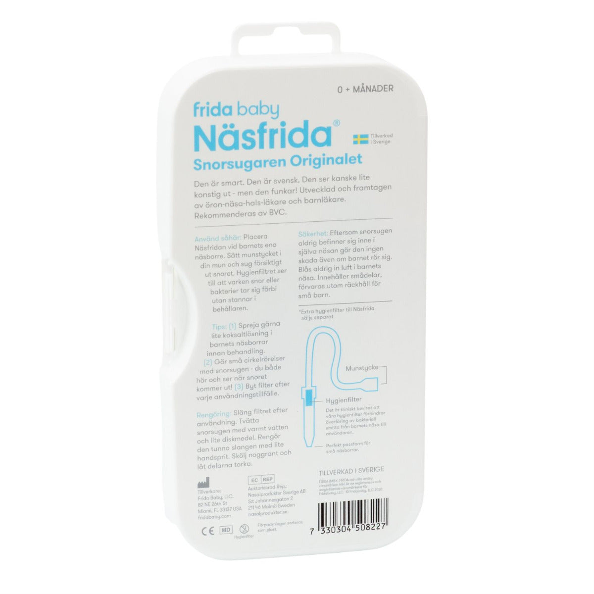 NoseFrida The Snotsucker Nasal Aspirator - Made in Sweden