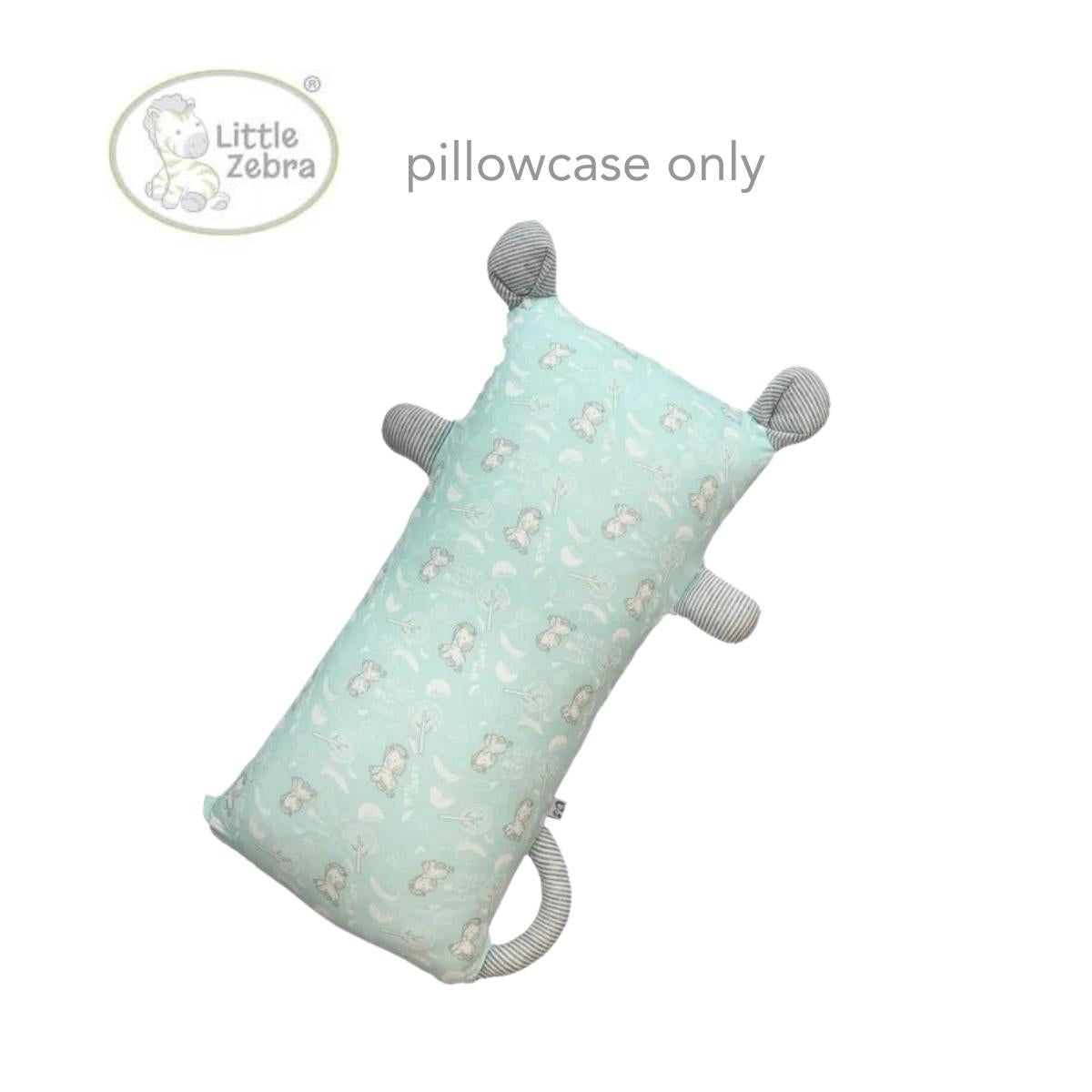 Little Zebra Hug Hug Pillow Case (Size L, 25 x 50cm) - 2 Colors Stripe