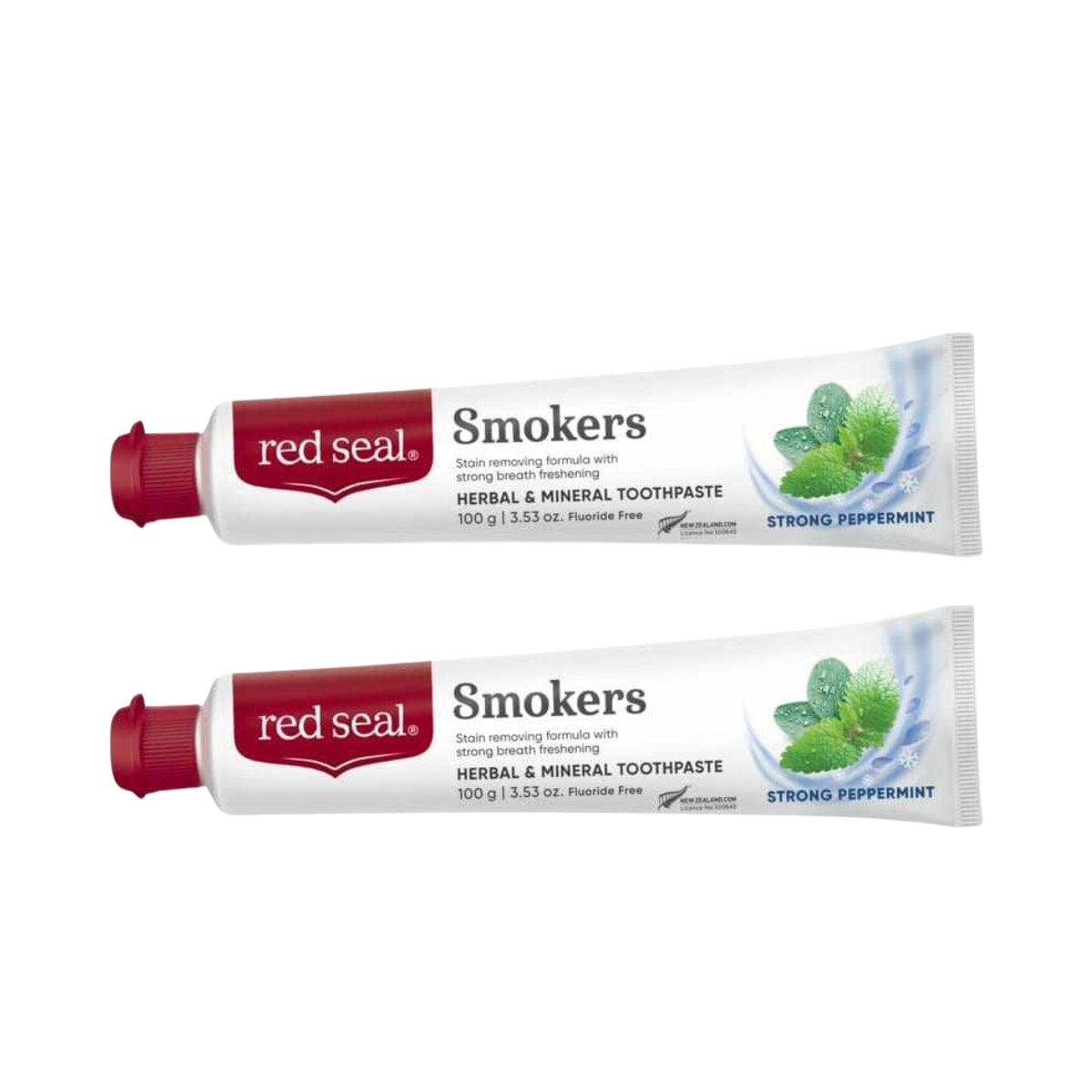 Red Seal Smokers Natural Toothpaste, 100g x 2pk (Exp 09/27)